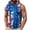 Blue, variant on GrmtClth Usa Flag Hooded Tank Tops for Men Independence Day 1776-2026 Slim Fit Gym Hoodies Sleeveless Trendy Muscle Shirt Athletic Bodybuilding Clothes Green 3XL