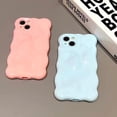 thumbnail image 2 of Blue Curly Wave Frame Case for iPhone 14 Pro Max Meteorite Pattern, Cute Woman Case for iPhone 14 Pro Max Bubble Design, Girls Protective Case for iPhone 14 Pro Max Fashion Style, 2 of 14