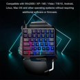 thumbnail image 3 of One-handed Mechanical Gaming Keyboard Backlit Portable Mini Gaming Keypad,game One-handed Keyboard Gunslinger Throne Mechanical Hand-feeling One-hande, 3 of 5
