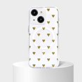 thumbnail image 3 of Caseco MagSafe iPhone 15 Cœurs Dorés Étui Transparent, 3 of 5