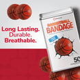 thumbnail image 5 of BioSwiss Bandages, Basketball Shaped Self Adhesive Bandage, Latex Free Sterile Wound Care, Fun First Aid Kit Supplies for Kids and Adults, 50 Count, 5 of 7