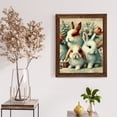 thumbnail image 5 of Cocosmile Rabbits Vintage Poster - Retro Art of Bunnies Eating Lettuce, Moody Animal Lover Print for Farmhouse or Nursery Decor - 11x14 UNFRAMED Wall Art, 5 of 6