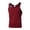 Red, variant on Men Knitted Vertical Fitness Sports Slim Vest Racer Color Block Athletic Tank Top Mens Sleeveless Tee Shirts