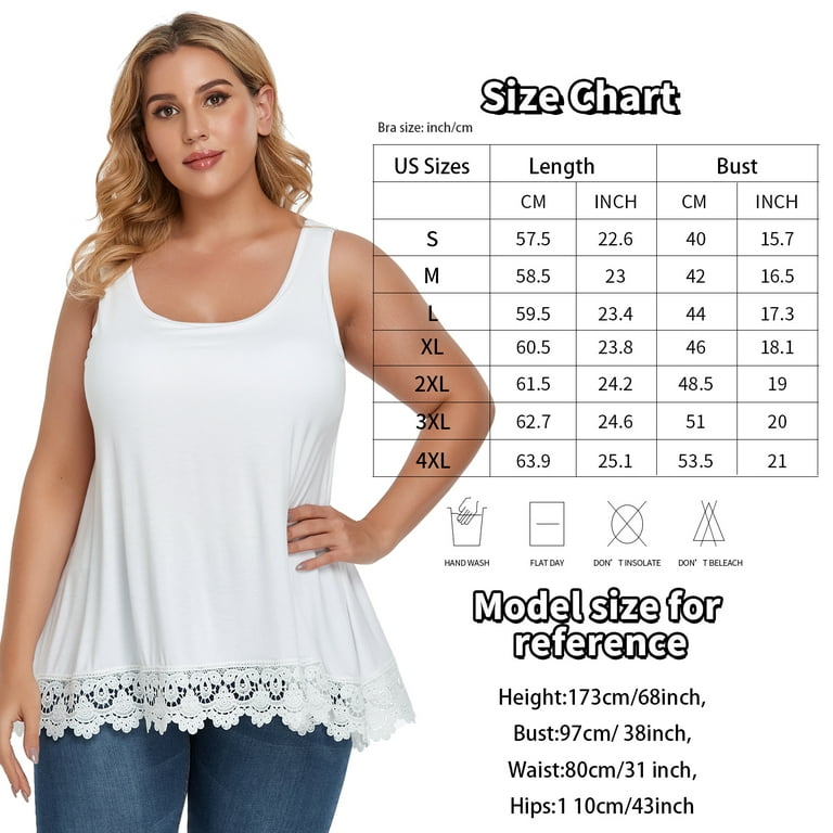 Women Swing Lace Flowy Camisole with Built in Bra Tank Tops Plus Size Loose  Cami