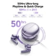 thumbnail image 3 of Auriculares inalámbricos QCY MeloBuds N70 ANC Bluetooth 6.0 IPX5, 3 of 7
