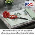 thumbnail image 4 of CounterArt "Nature's Greenery" 3mm Heat Tolerant Glass Cutting Board 15" by 12", 4 of 8