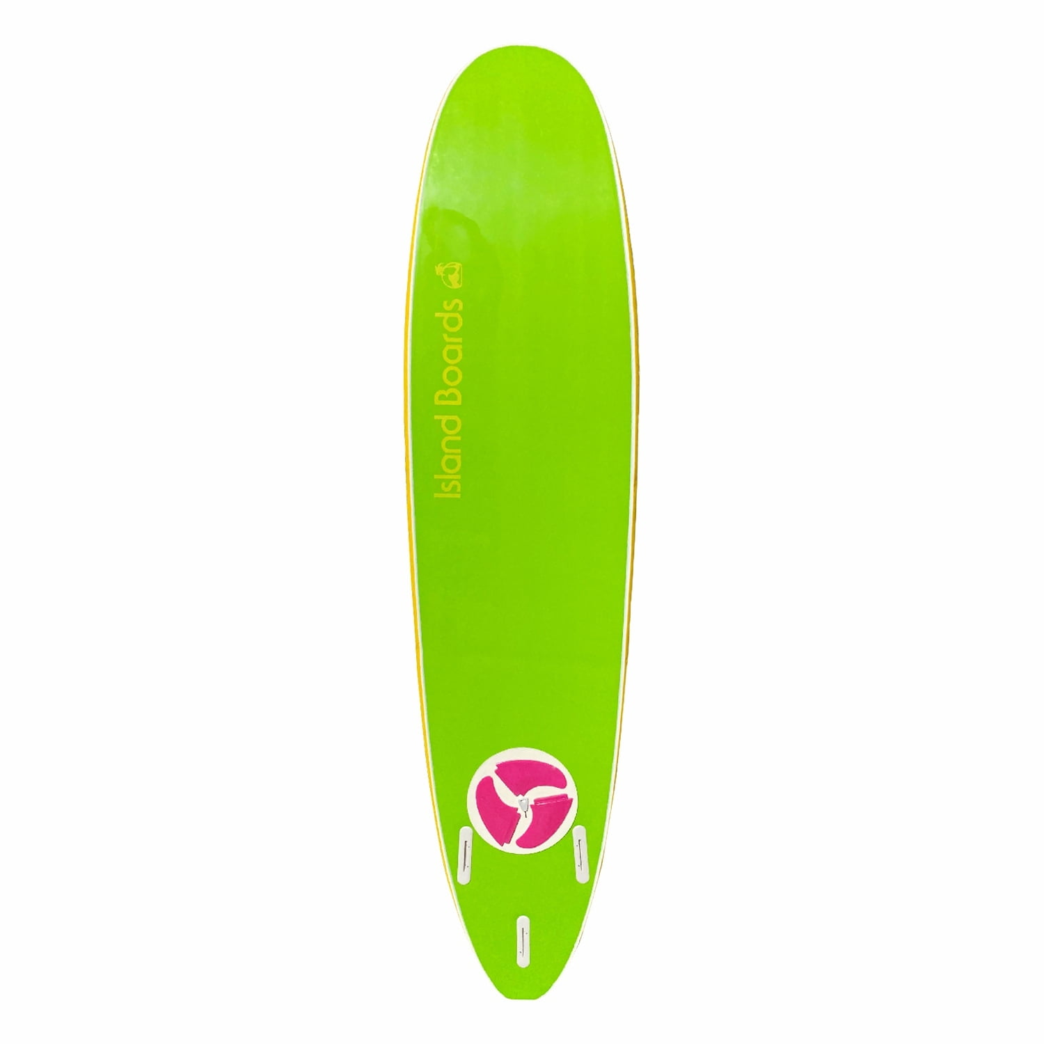 Island Water Sports Classic Softtop Surfboard Yellow 8ft0in