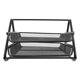 thumbnail image 1 of Houderco 1Ud De Metal Negro Con Doble Nivel Organizador De Escritorio Para Documentos Y, 1 of 6