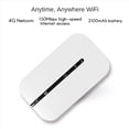 thumbnail image 2 of 2X Enrutador WiFi de Bolsillo PortáTil 4G MóDem WiFi de 150 Mbps Punto de Acceso InaláMbrico Wifi MóVil para Coche con Ranura para Tarjeta Sim WiFi PortáTil, 2 of 5