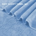 Jessy Home 4 Pack Oversized Bath Sheet Towels 700 GSM Ultra Soft Blue