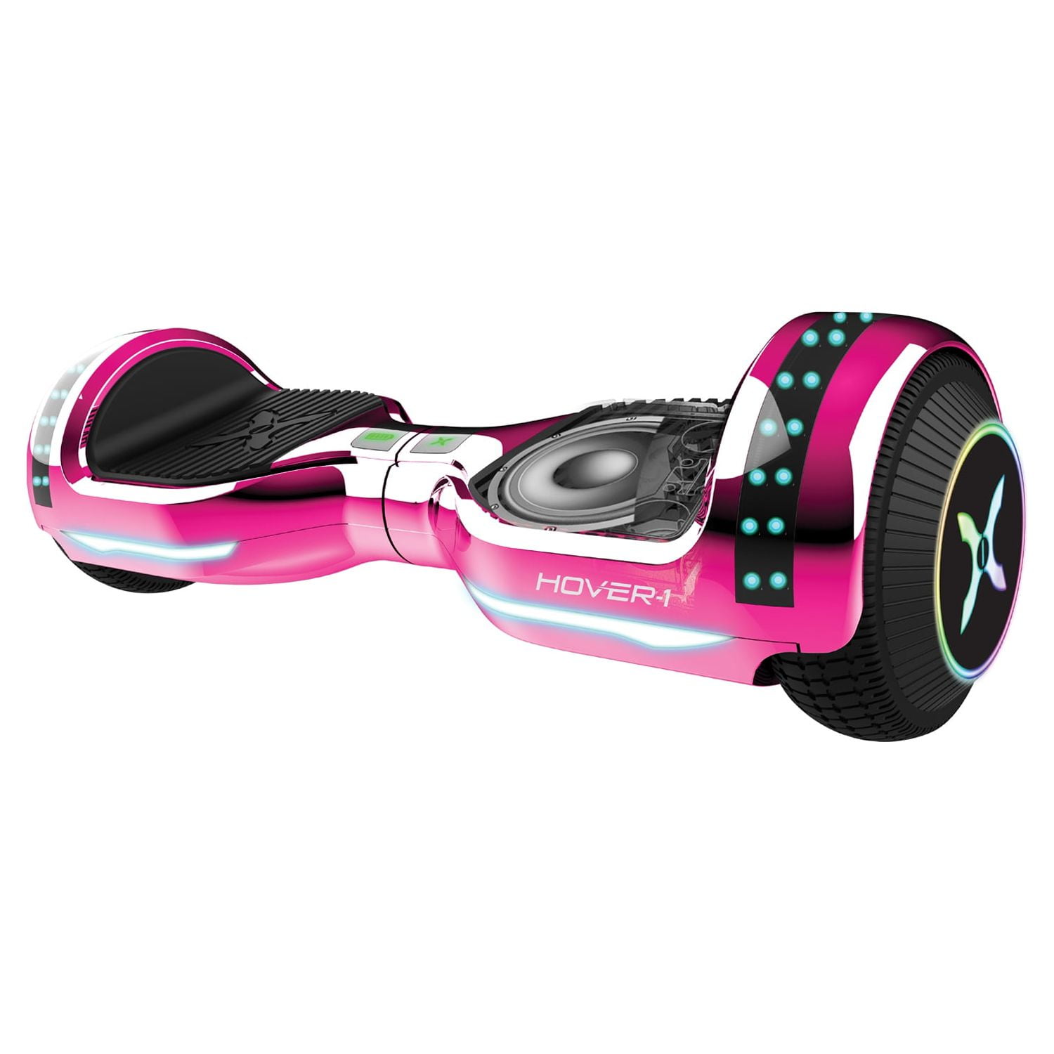 Hover 1 Rose Gold Matrix UL Certified Electric Hoverboard With 6.5 In. Wheels LED Sensor Lights LED Wheel Well Lights Bluetooth Speaker Ideal for Boys and Girls 8 and Less Than 180 lbs Walmart