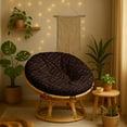 thumbnail image 2 of Vargottam Waterproof Papasan Cushion Cover - 55 Inch Round Chair Slipcover with 8 Secure Ties - Outdoor/Indoor Use - Patchwork Design, 2 of 7