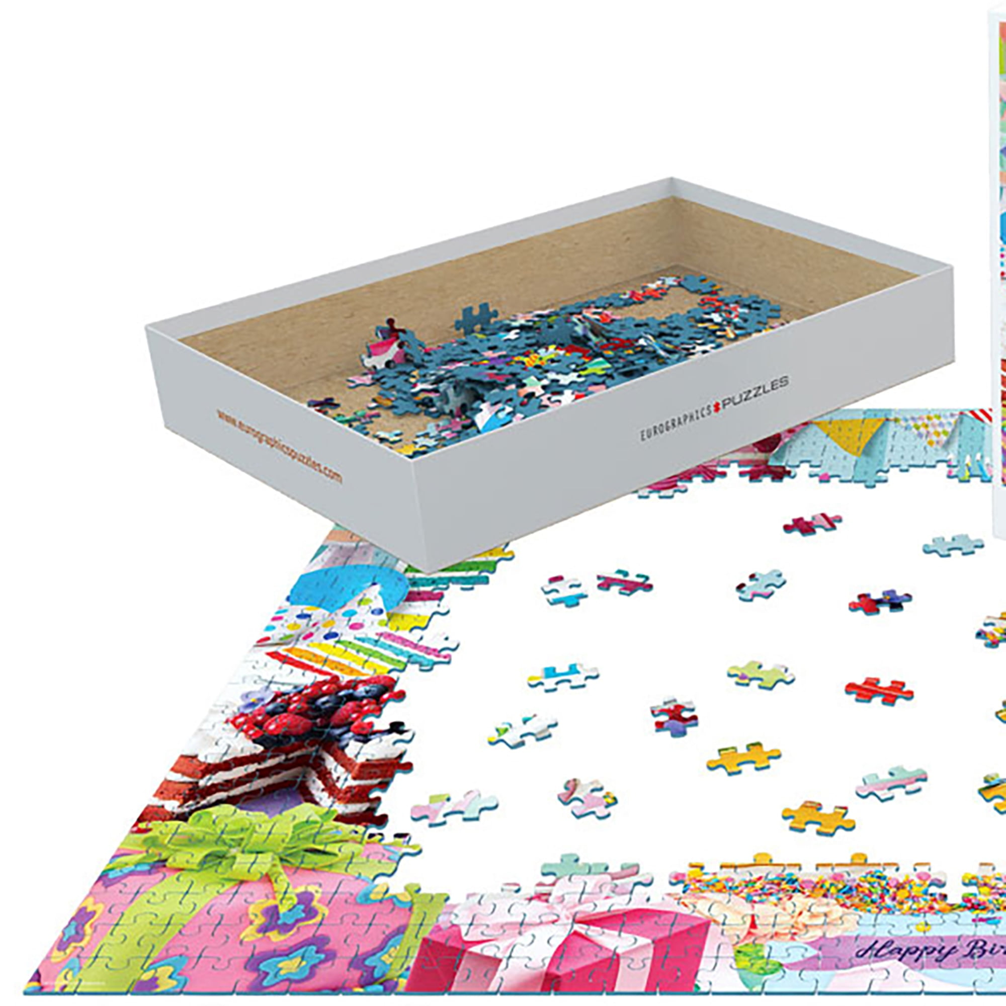 Eurographics: Birthday Cake Party - 1000 Piece Puzzle - Adult Jigsaw, 19.25" x 26.6" Assembled, Fun Vibrant Colorful Print, Quality Recycled Material