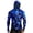 Blue, variant on Men's Sun Protection Hoodie Shirt Fishing Shirts for Men Quick-Dry, Breathable Comfort Long Sleeve 3d Skull Motorcycle Riding Rash Guard with Face Cover for Outdoor Hiking, Swimming and Running