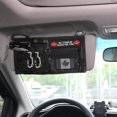 thumbnail image 2 of SHILIU-Wynex Molle Visor Panel Organizer, Tactical Car Sun Visor Cover Molle Webbing Compatible Vehicle Visor Storage Holder PouchCompatible Vehicle Visor Storage Holder Pouch (Black), 2 of 4