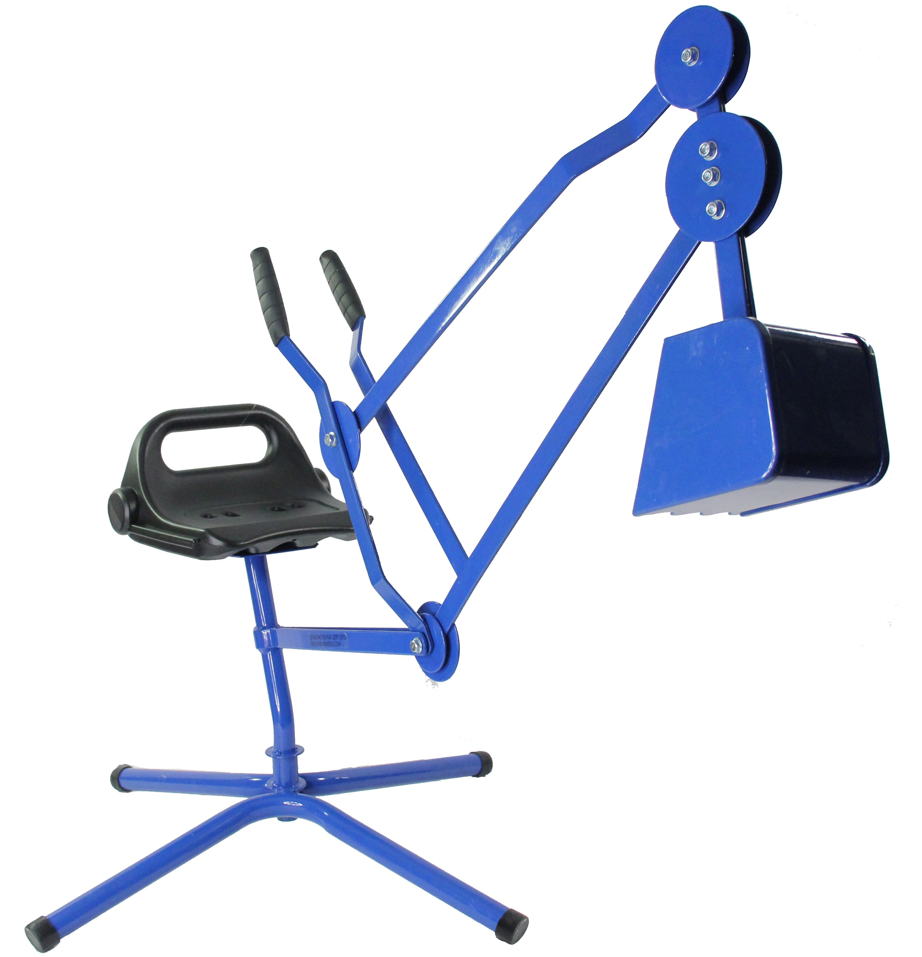 blue Sand Digger Toy Exavator with Telescoping Legs 