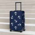 thumbnail image 3 of Wukai Nautical Themed Simple Anchors Elastic Luggage Cover: Personalized Protection for Your Suitcase - Fits 19~29-inch, Washable & Durable Travel Companion-Small, 3 of 8