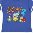 thumbnail image 4 of Inktastic It's My Birthday Circus Train 2nd Birthday Boys or Girls Toddler T-Shirt, 4 of 5
