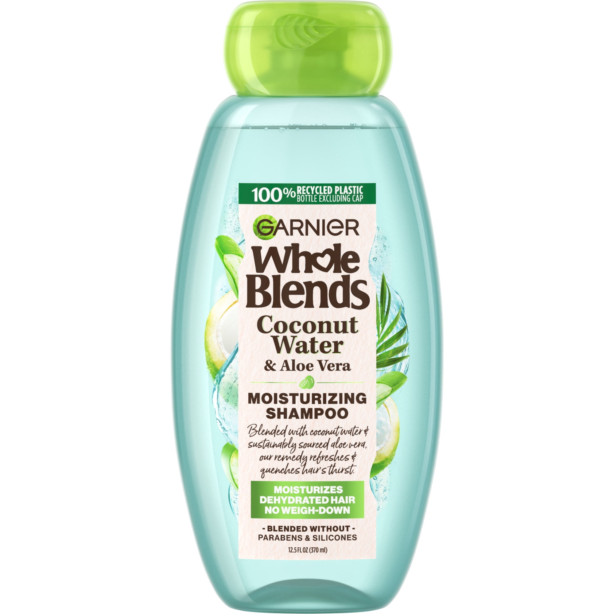 Garnier Whole Blends Refreshing Shampoo with Coconut Water and Aloe Vera, 12.5 fl oz