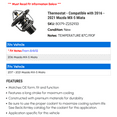 thumbnail image 2 of Thermostat - Compatible with 2016 - 2021 Mazda MX-5 Miata 2017 2018 2019 2020, 2 of 2