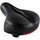 thumbnail image 1 of Asiento de bicicleta cómodo para mujeres o hombres, sillín de bicicleta acolchado de espuma viscoelástica suave de alta densidad con doble suspensión de bolas de goma que absorbe los golpes, ajus, 1 of 5