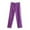 Purple, variant on USNSM Wide Leg Pants for Women Solid Color Baggy Straight Pants High Waisted Casual Loose Workout Pants with Pockets Green S