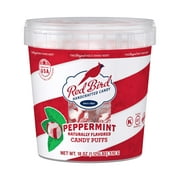 Red Bird Soft Peppermint Candy Puffs, Does Not Contain Any Allergens, 18 oz. Tub