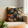 thumbnail image 4 of SLYNSHome Spring Throw Pillow Caes 18x18 inch,Village Birds Flower Plant Pillows Covers Farmhouse Seasonal Decorative Cushion Covers for Home Sofa Bed Couch, 4 of 7