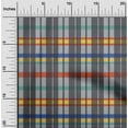 thumbnail image 1 of oneOone Organic Cotton Voile Fabric Madras Check Printed Craft Fabric BTY 42 Inch Wide, 1 of 3