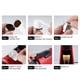 thumbnail image 5 of Twowood Hogar 10 unids Filtro de papel Desechable Ecológico Ecológico Ducha Impermeable Drenaje Catcher para Bañeras Twowood 21075425, 5 of 6