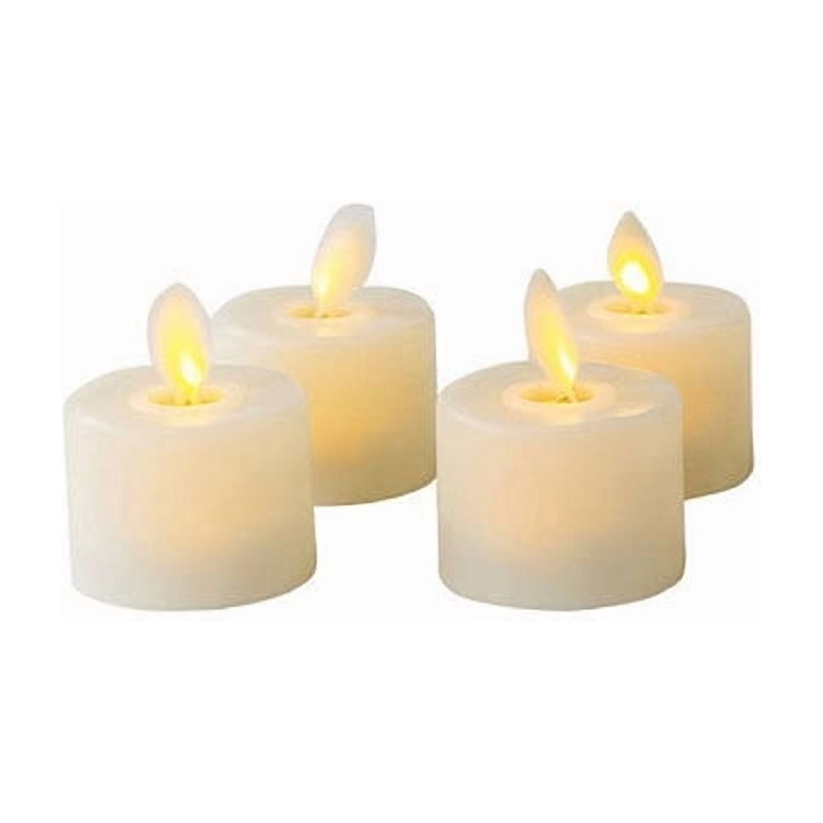 4 or 6 Flameless Moving Wick Candles With Remote Control Realistic Christmas Church Wedding Fake Electronic Candle LED Wedding