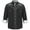 1-01 Black, variant on Men's Embroidered Western Cowboy Long Sleeve Pearl Snap Two Pockets Casual Button up Shirts White 1-02 Large