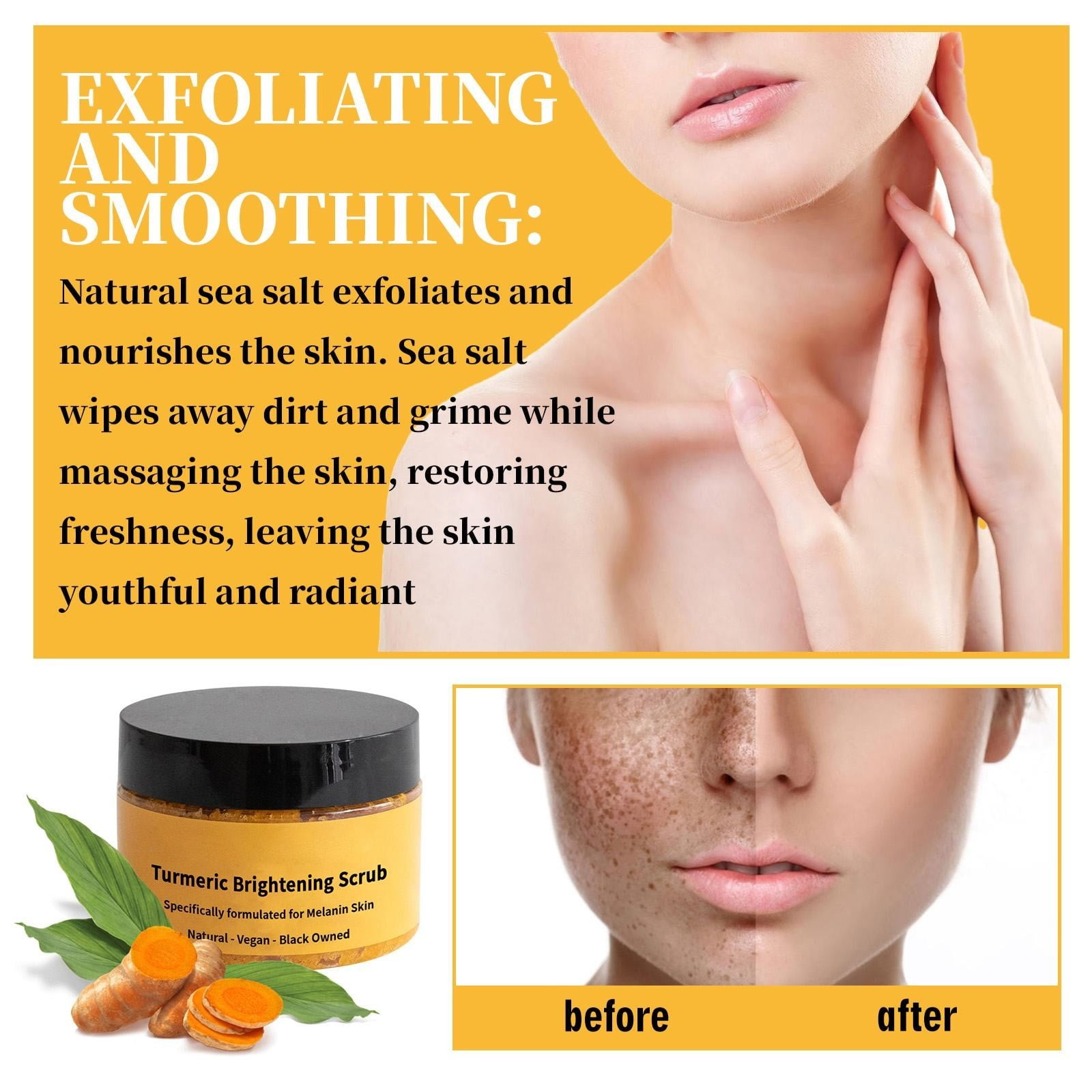 Weyolog 2Pc Brightening Scrub Body Scrub Exfoliation Sea for Weyolog 2Pc Brightening Scrub Body Scrub Exfoliation Sea for