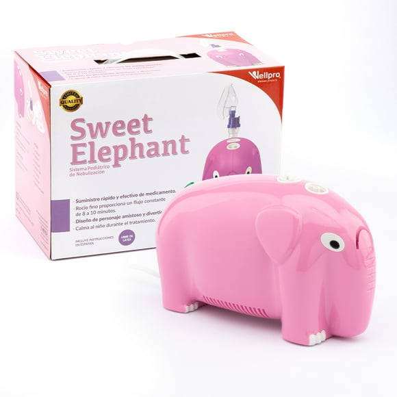 Nebulizador Ped Wellpro Elefante Rosa WELLIFE