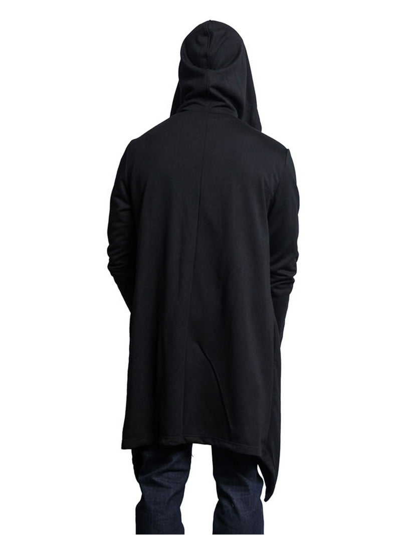 トップス SERIALIZE LONG HOODED CARDIGAN Victorious Long Length Drape Cape Cardigan Hoodie - Multiple