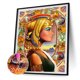 thumbnail image 2 of Cuadros Decorativos Kit de pintura de diamante 5D DIY Reina de la India Arte de pared de taladro redondo completo (X612) Likrtyny embutido en tela, 2 of 6