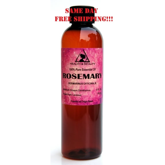 ROSEMARY ESSENTIAL OIL AROMATHERAPY NATURAL 100% PURE 4 OZ
