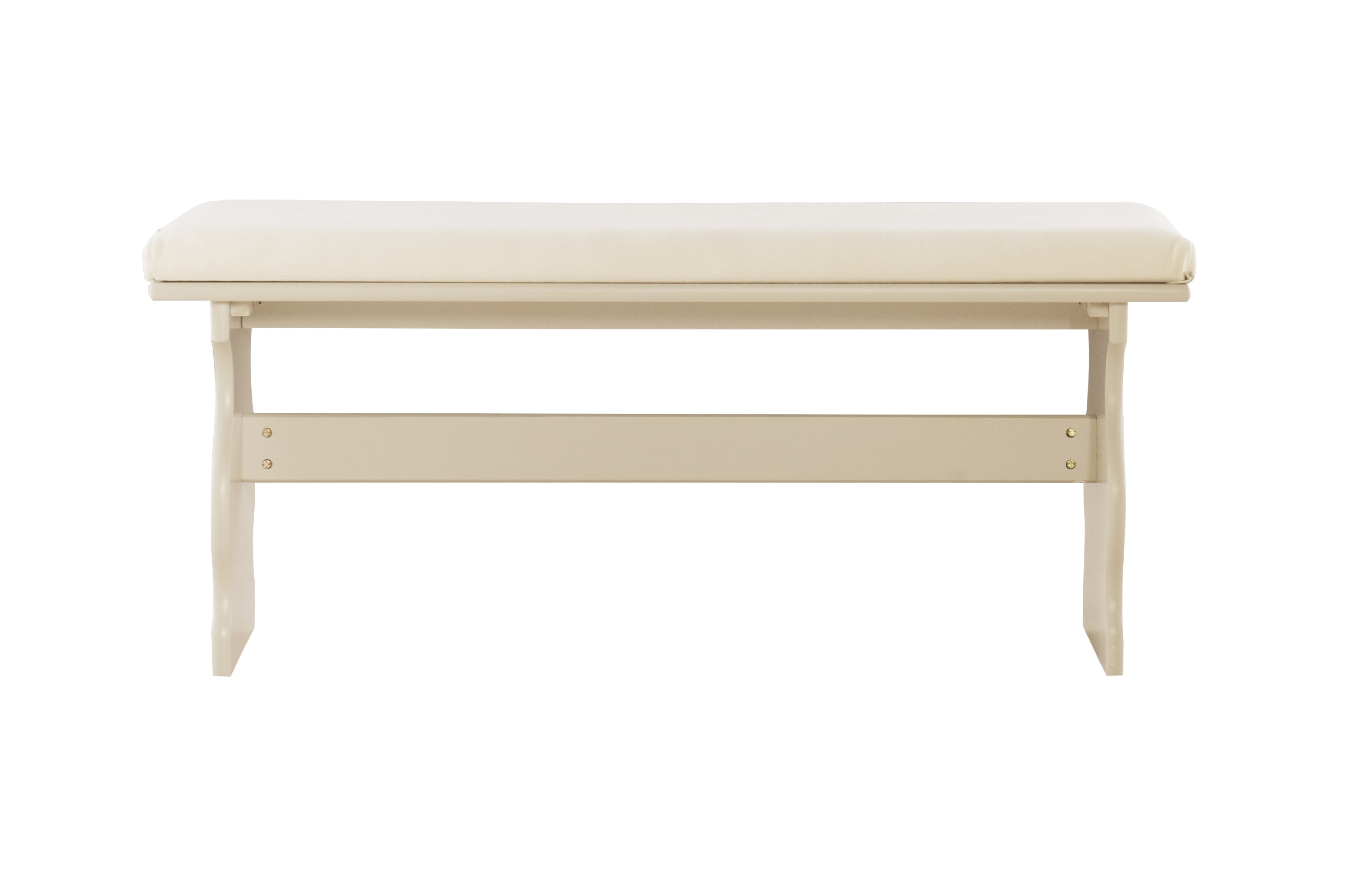 Linon Sasha 3-Piece Farmhouse Indoor Corner Dining Nook, Gray/White