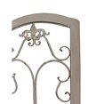 thumbnail image 7 of Romantic Whitewashed Scroll Three Panel Room Divider Screen, 7 of 7