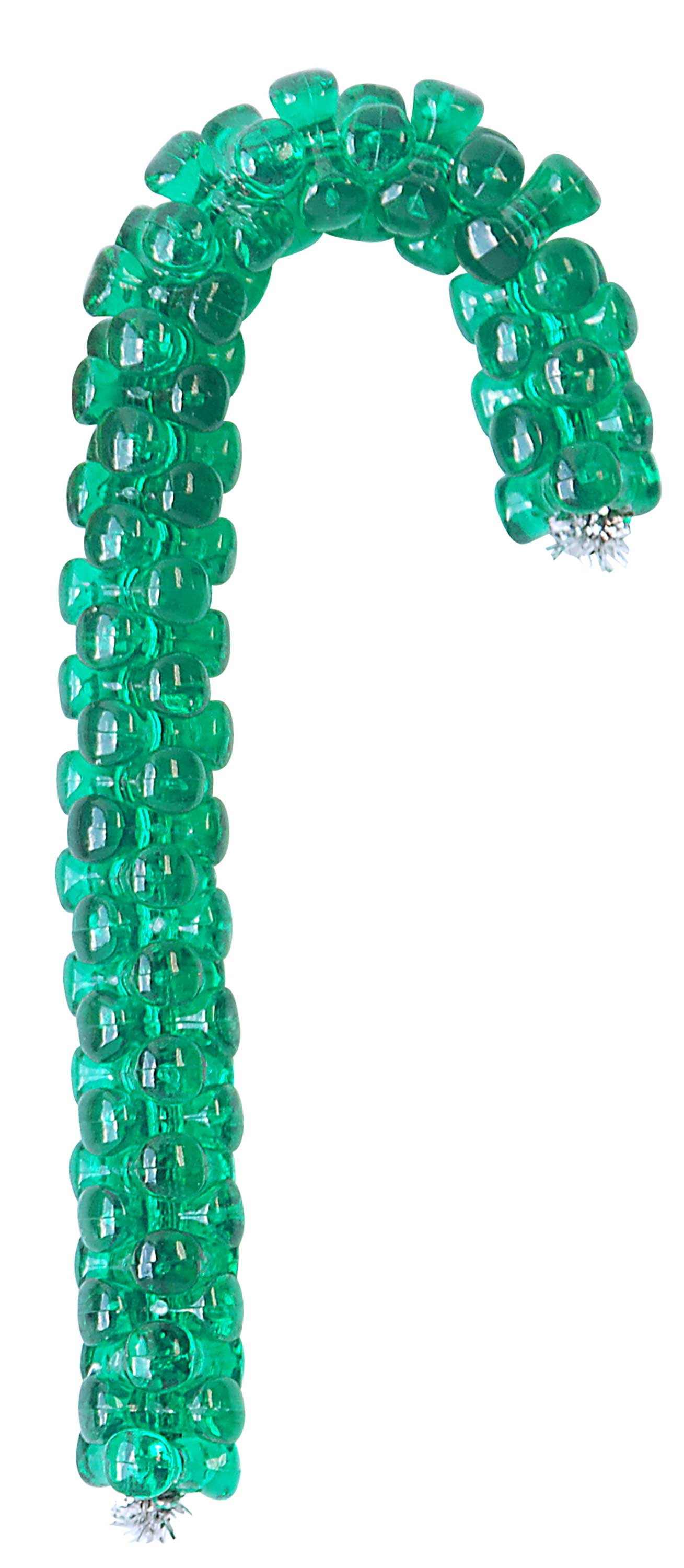 The Beadery Festive 18MM Sunburst Beads. Ruby, Emerald, and Crystal. 780 plastic beads