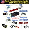 18000mAh Portable Car Jump Starter Pack Booster Battery Charger 3 USB Power Bank (CAR-JUMPER-HD206-GREEN)