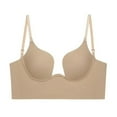 thumbnail image 1 of Solid-color U-shaped Backless Bra Soft Comfortable Underwear For Women Girls Female, 1 of 5