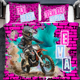 thumbnail image 1 of Ropa de cama infantil personalizada para niños Dirtbike, 1 of 10