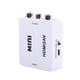 thumbnail image 2 of Digital Multimedia de Interfaces en Alta Definicion To RCA Composite Video Audio AV CVBS Adapter Converter, 720p/1080p (Blanco) Amonsee No, 2 of 7