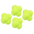 thumbnail image 1 of Uxcell Bounce Reaction Balls Coordination Training Ball Agility Trainer TPR High Difficulty, Yellow 4 Pack, 1 of 5