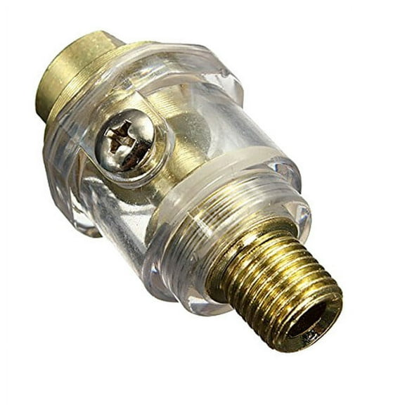 1/4 Inch Mini Automatic In Tool Oiler Lubricator Golden 1 Set