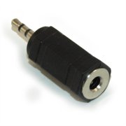 3.5mm Stereo TRS Jack (Female) to 2.5mm Stereo TRS Plug (Male) adapter