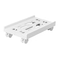 thumbnail image 1 of Soporte de torre para ordenador móvil, soporte rodante para CPU, accesorios de escritorio para juegos con cerradura de Metal ajustable, soporte para blanco SM SunniMix Soporte para CPU, 1 of 8