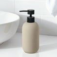thumbnail image 3 of Mainstays Soft Touch Ceramic Lotion Pump Tan, 3 of 8