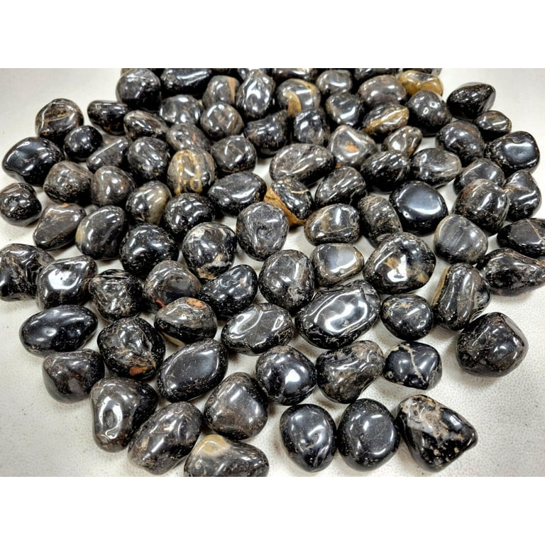 Black Onyx Tumble Polished Stones